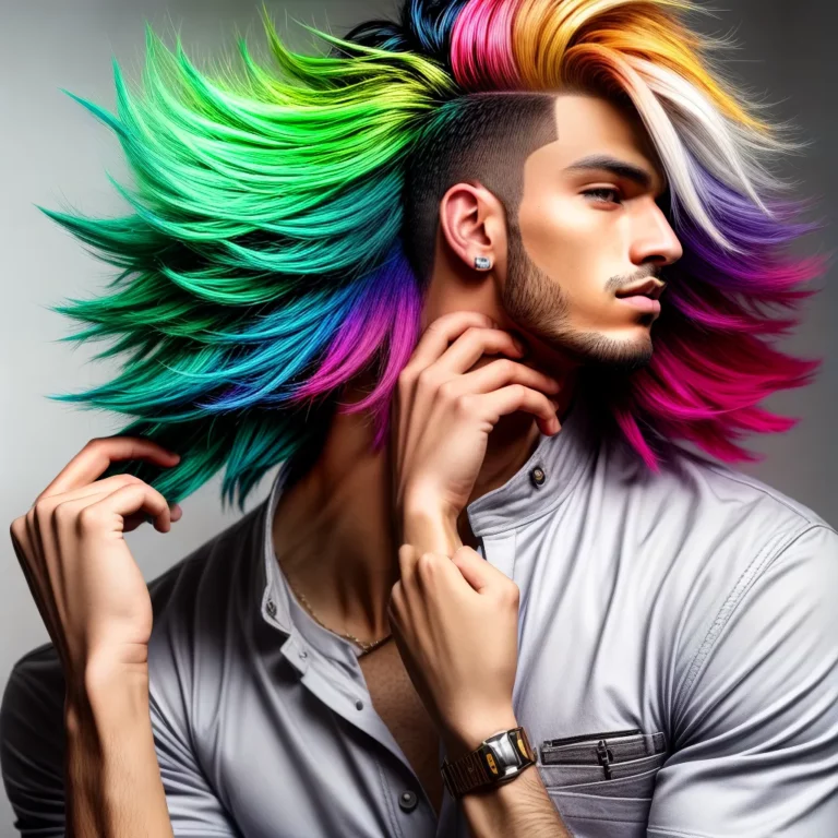 Homens Coloridos: Mechas e Coloração para Homens