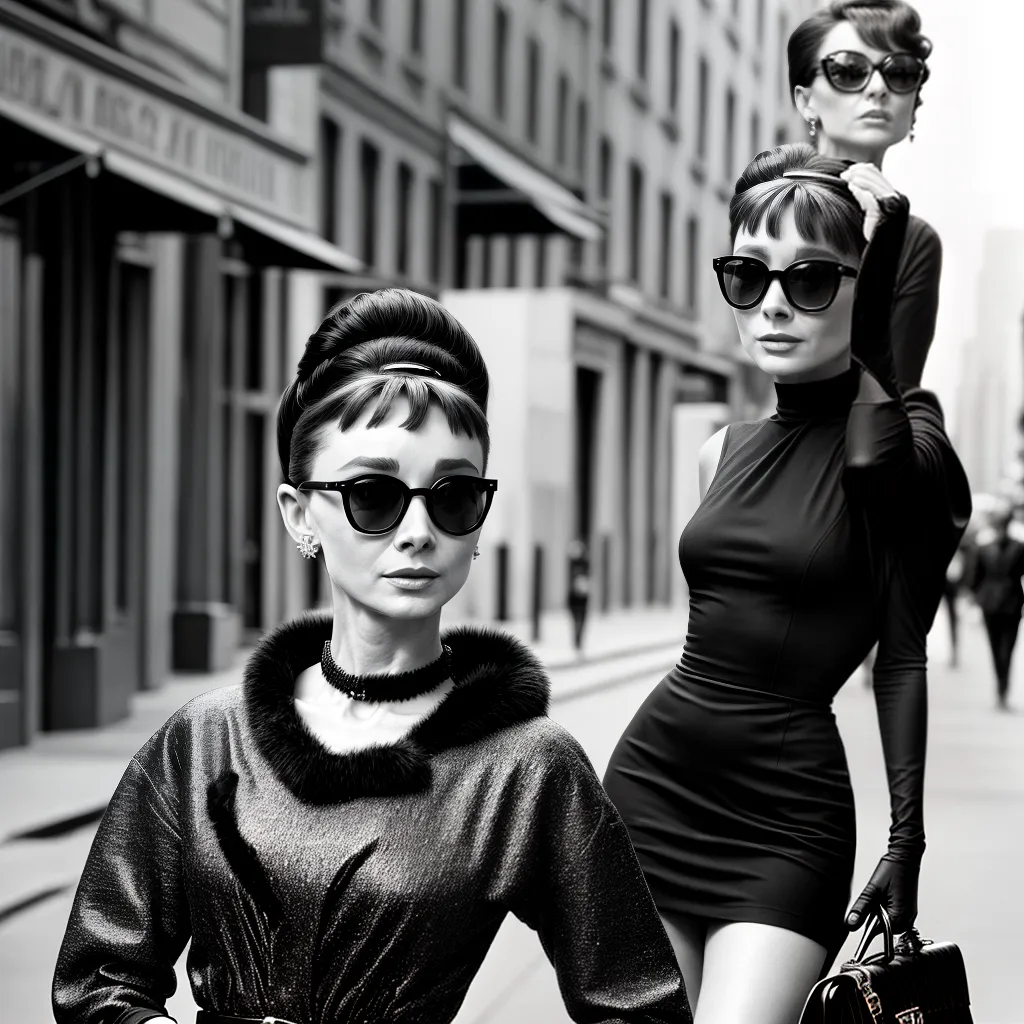 audrey hepburn tiffany preto branco 1