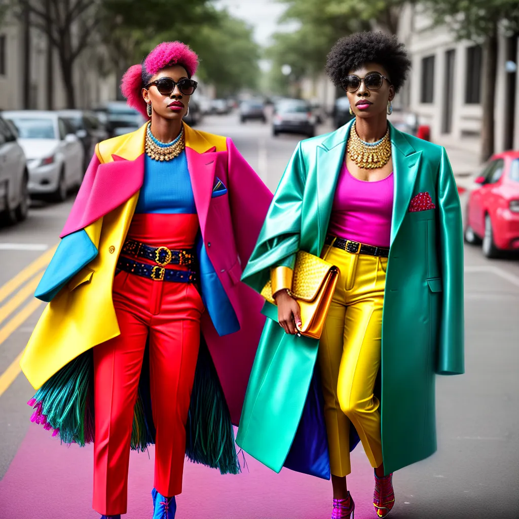 moda 80s ombros neon