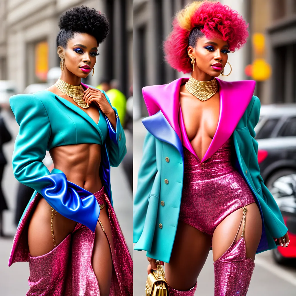 moda 80s ombros acessorios