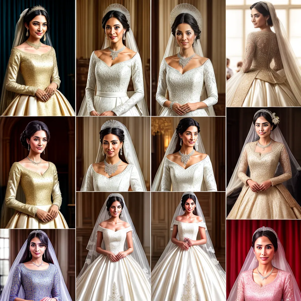 evolucao vestidos casamento mundo
