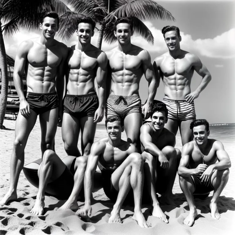 A história dos trajes de banho masculinos