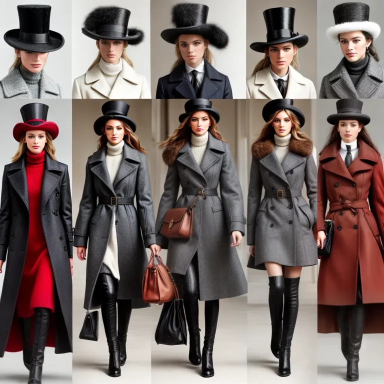 A história das roupas de inverno e moda outono-inverno