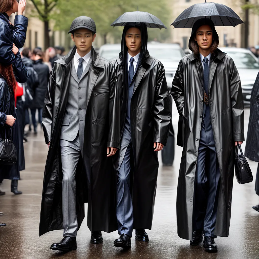 evolucao roupas chuva