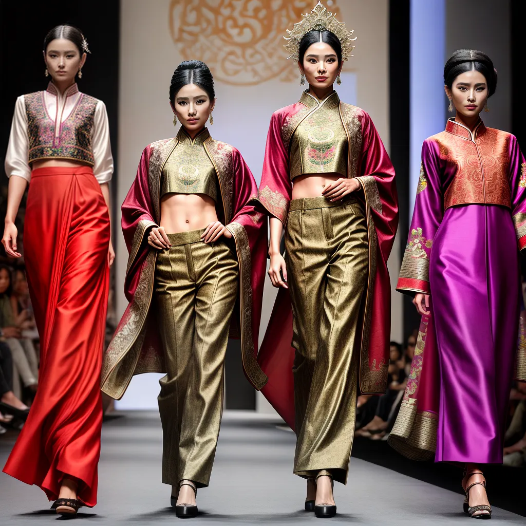 passarela moda asiatica ocidental passarela moda asiatica ocidental