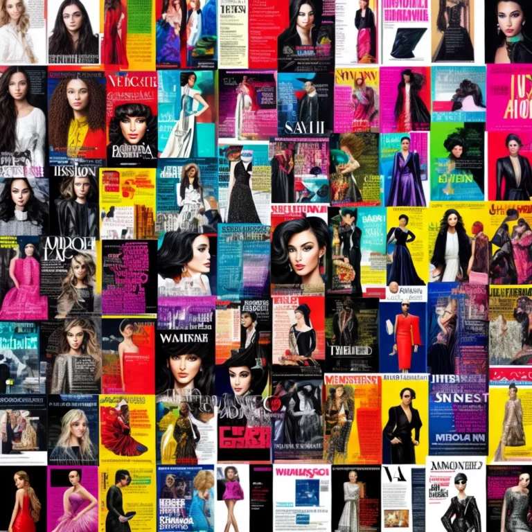 A influência das capas de revista na moda feminina