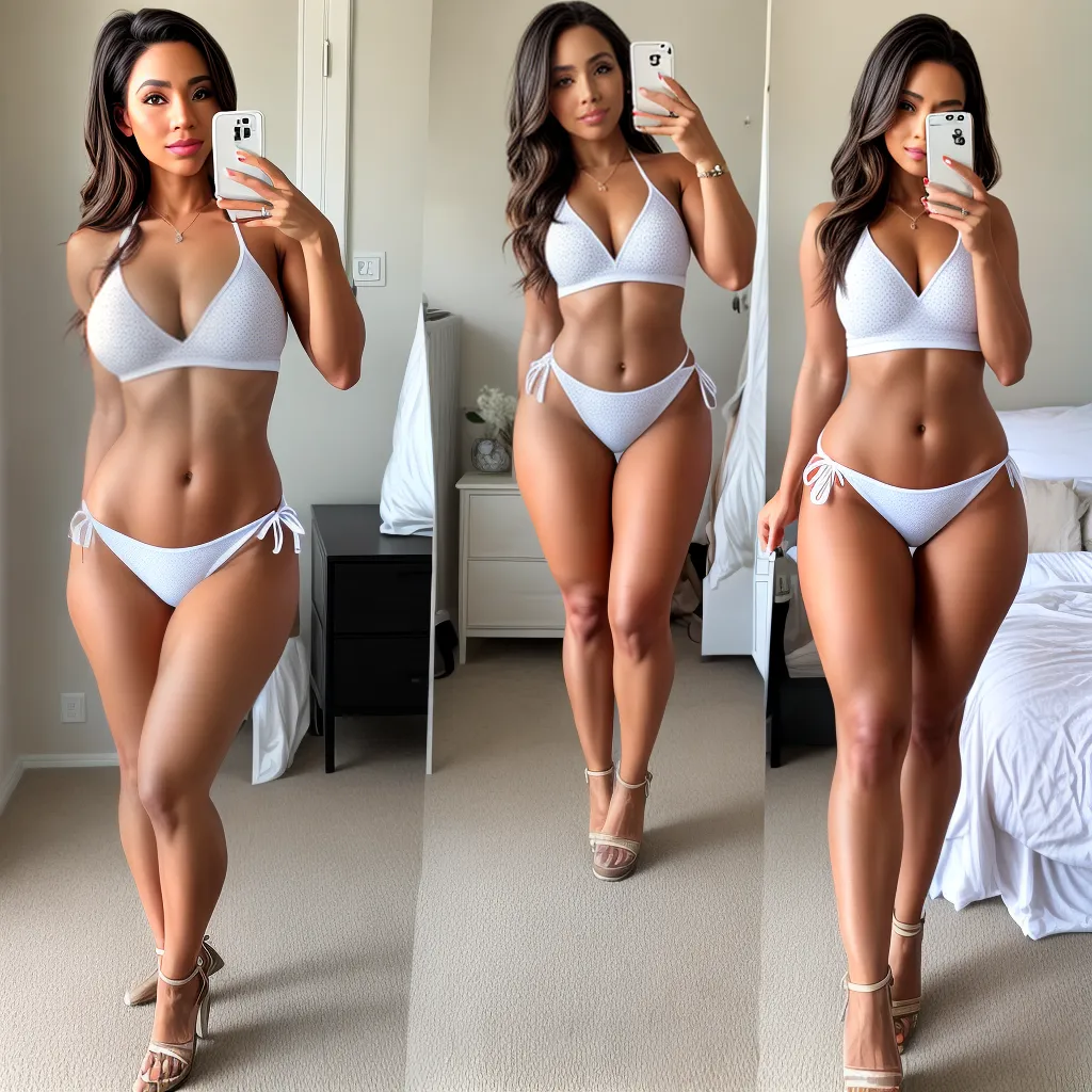mulher espelho medindo comprimento roupas