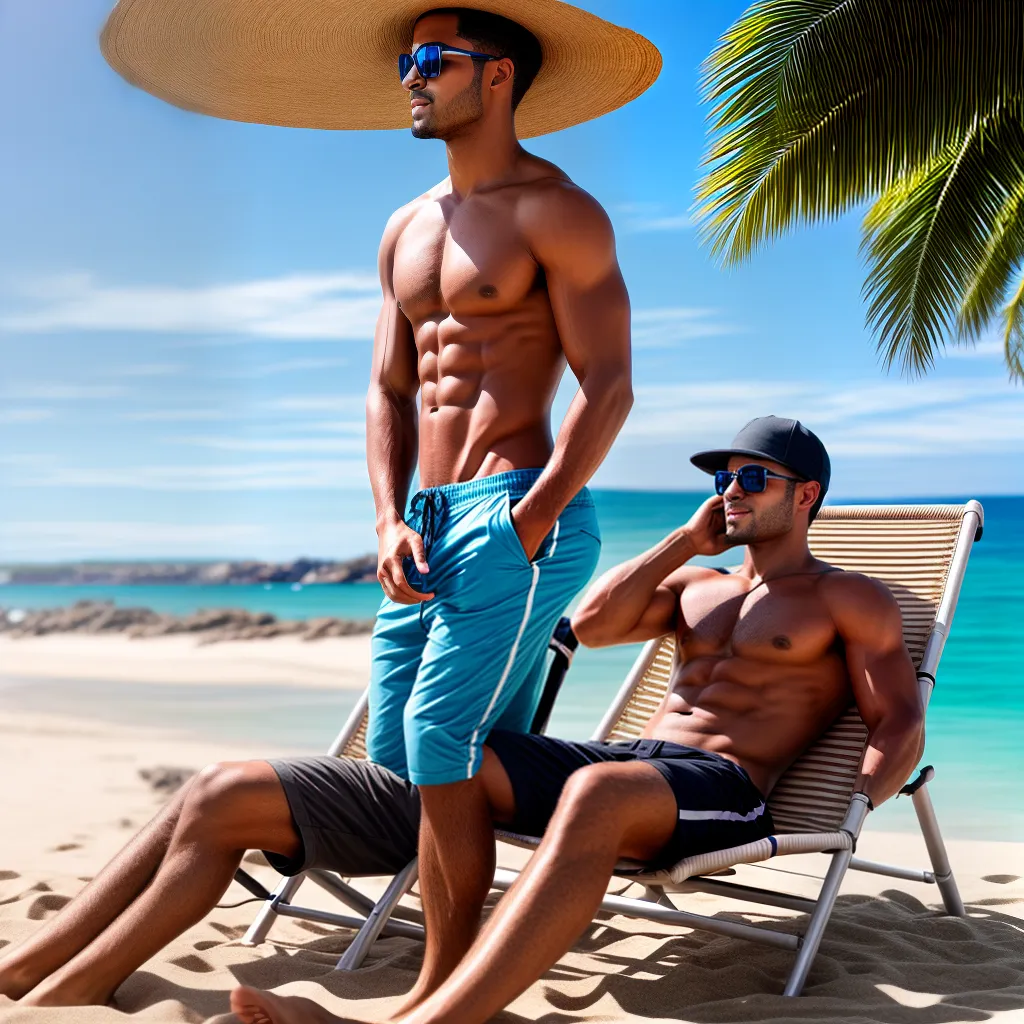 homem praia protetor solar cuidados pele