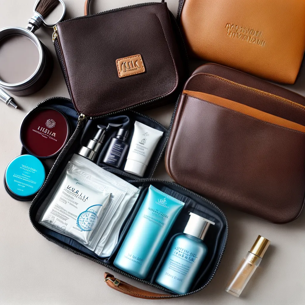 kit cuidados viagem maos homem