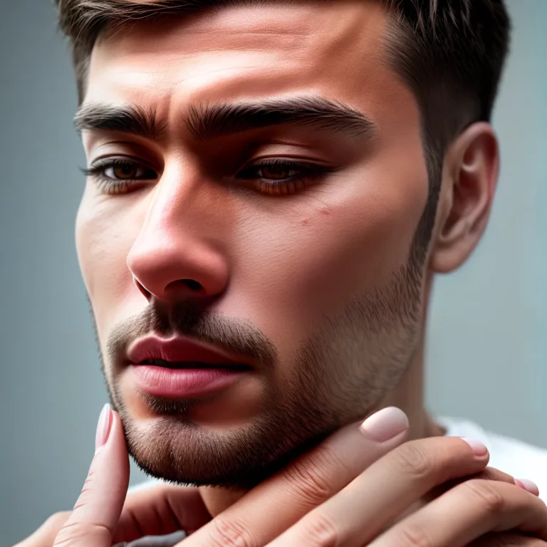 Cuidados com a pele masculina com eczema