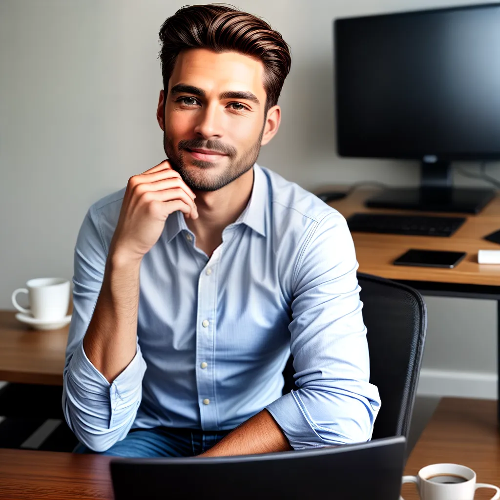 homem trabalho remoto produtividade