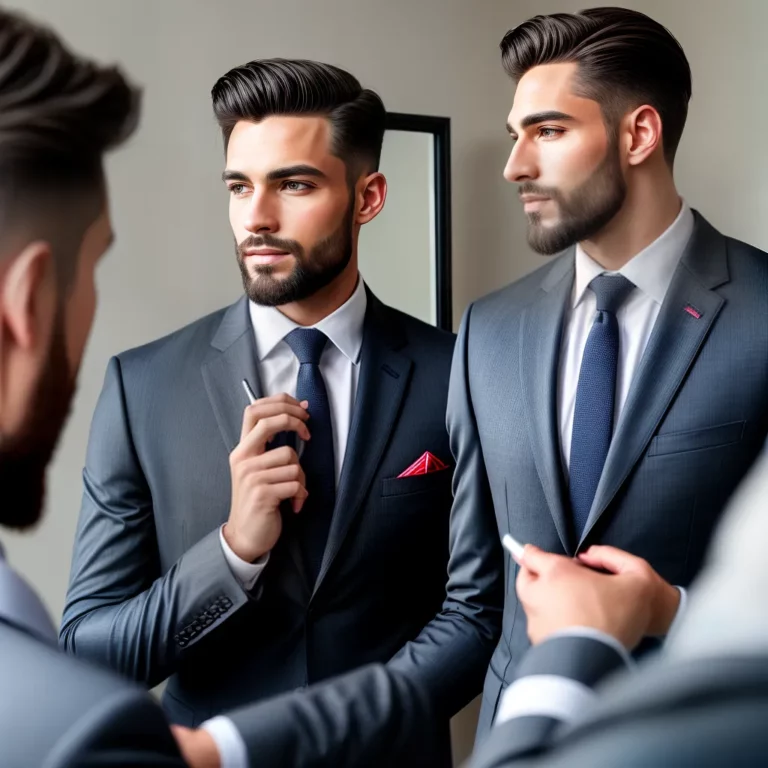 Beleza masculina para homens de negócios