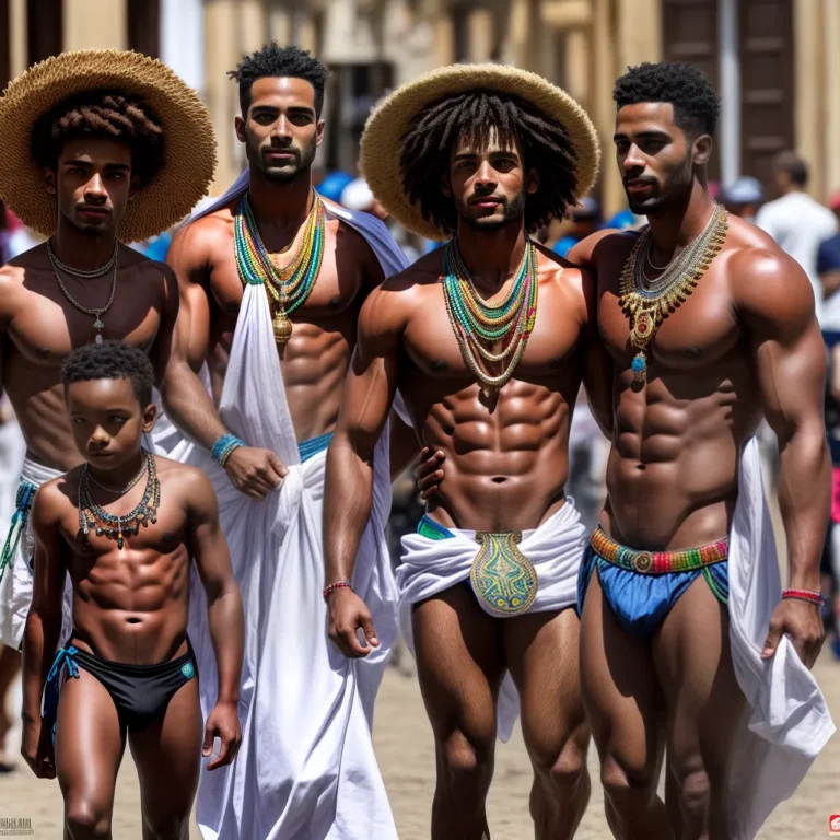 Beleza masculina para homens de diferentes culturas