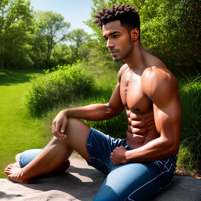 Beleza masculina e meditação