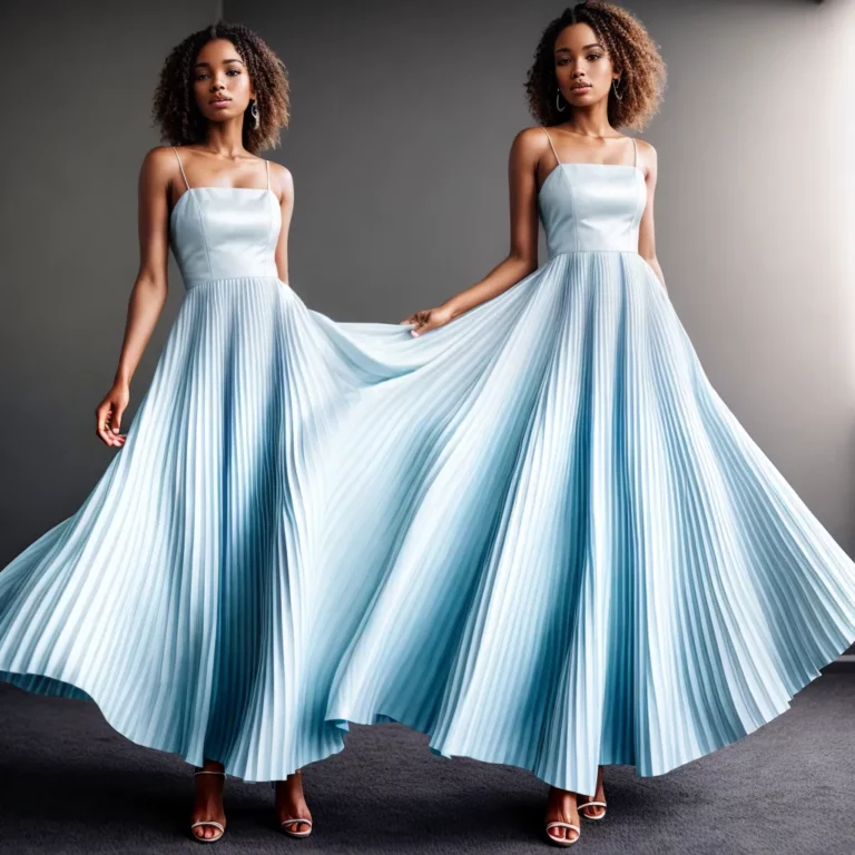 Maravilhe-se com o Retorno dos Vestidos Plissados.