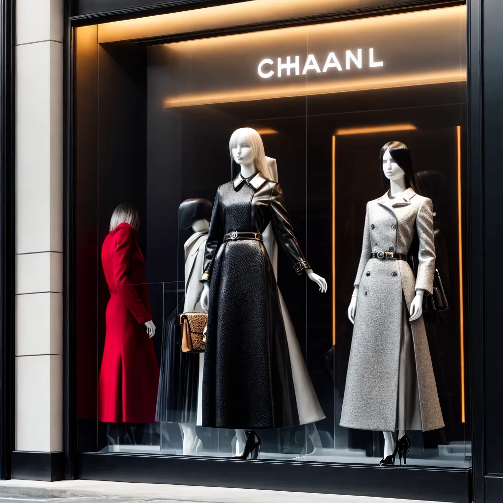 lojas luxo vitrine marcas famosas