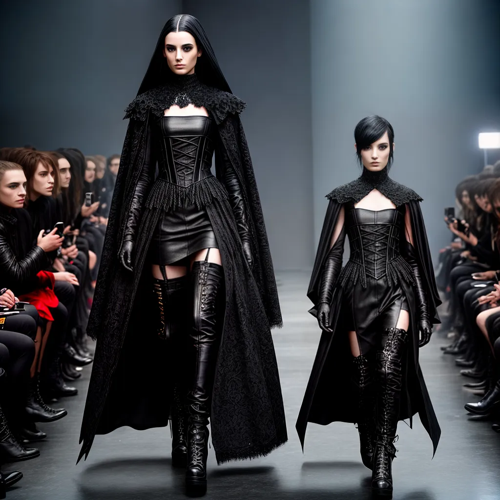 desfile gotico futuro sombrio 2024