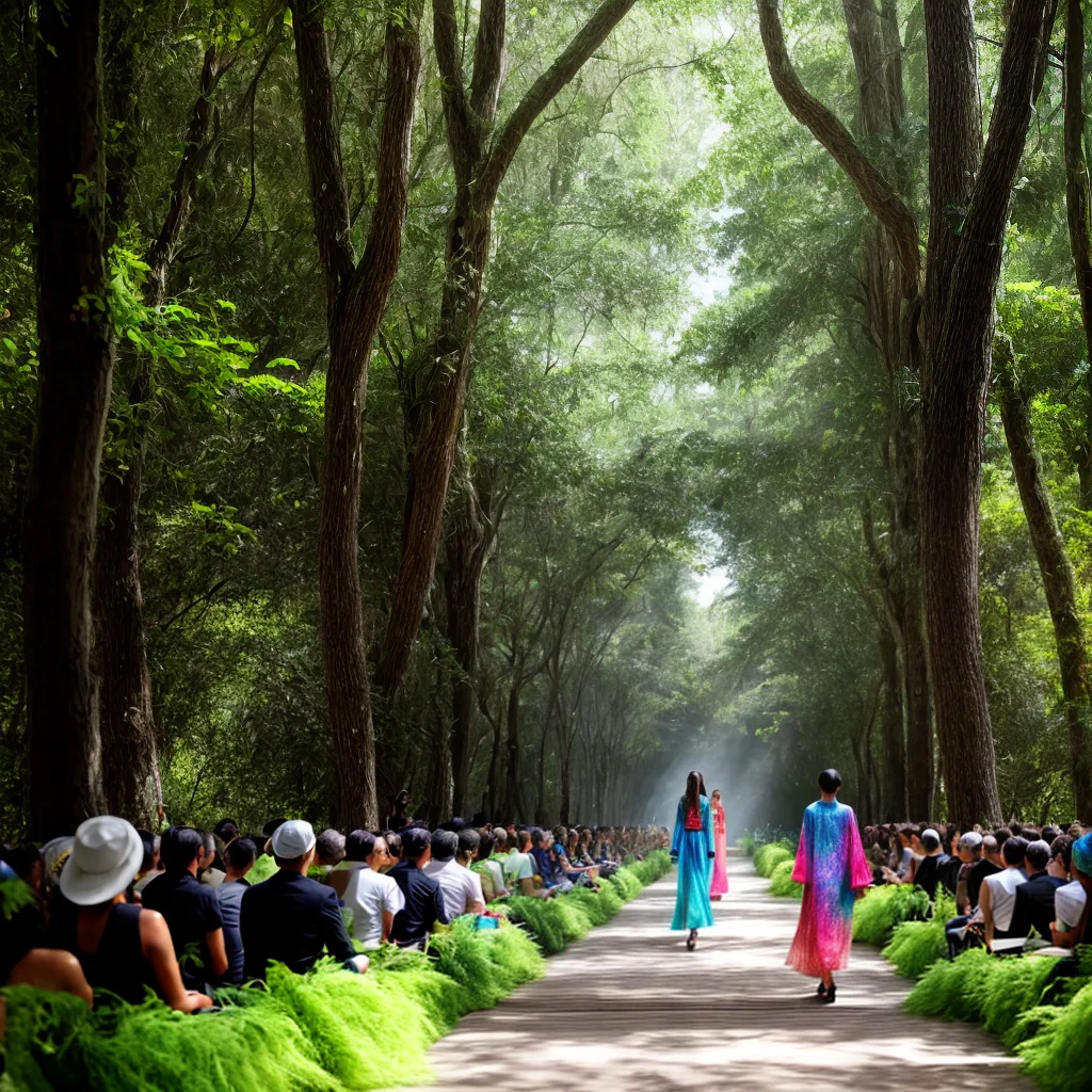 desfile moda sustentavel floresta 2024