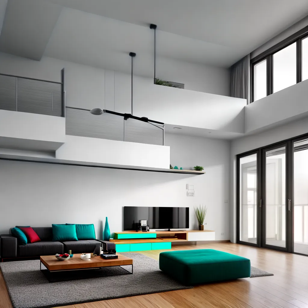 sala estar moderna moveis futuristas