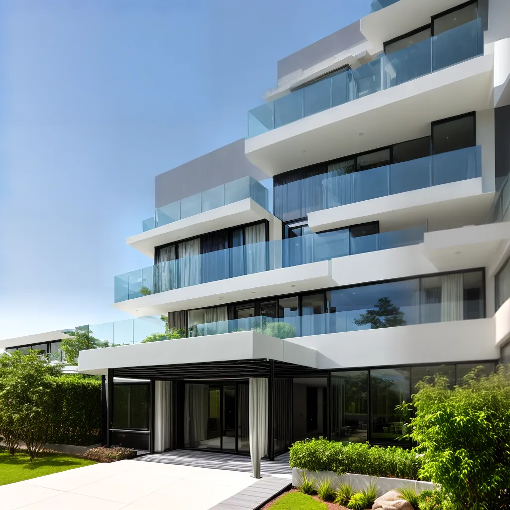 arquitetura futurista linhas simples 2024