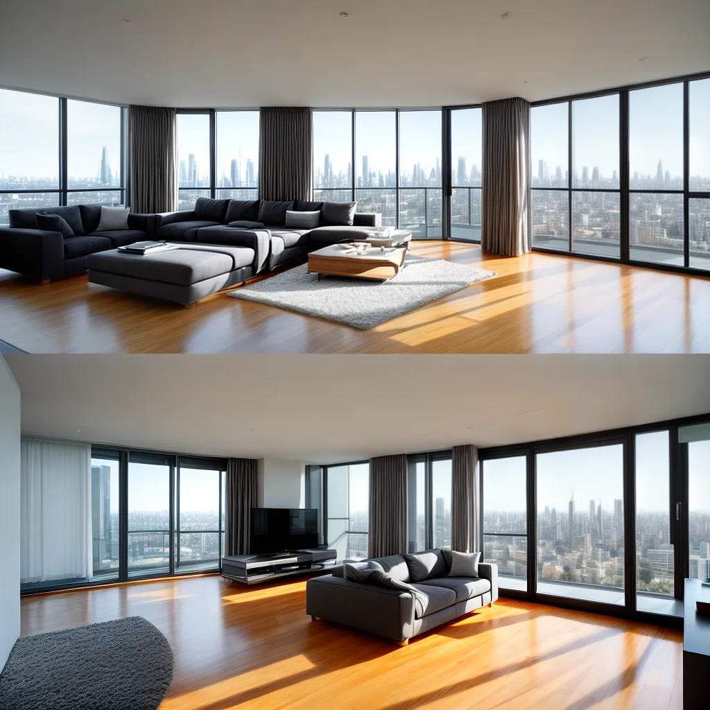 design interior futurista sustentavel janela panoramica