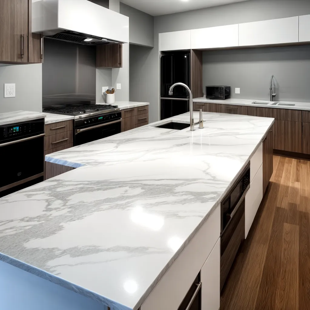 quartzo branco cinza bancada cozinha 1