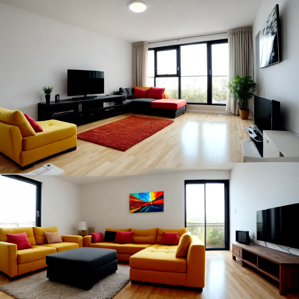 sala estar moderna sofa arte 1