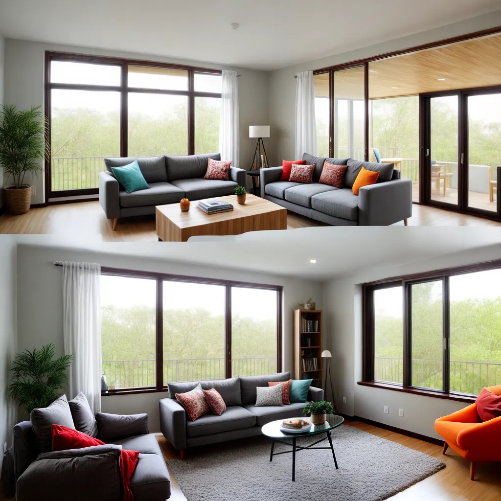 sala estar moderna sofa cinza 2