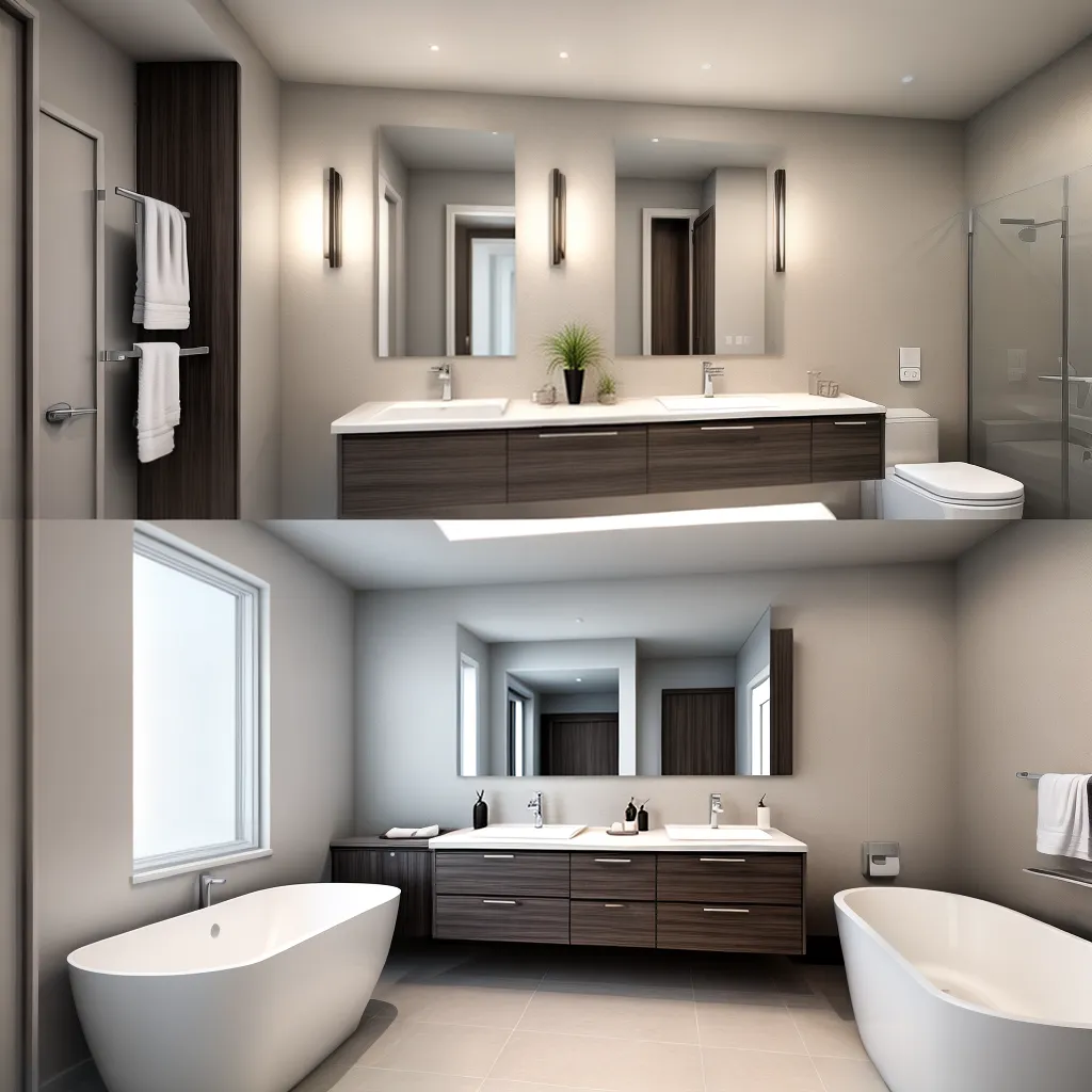 banheiro moderno luxuoso tendencia 2024
