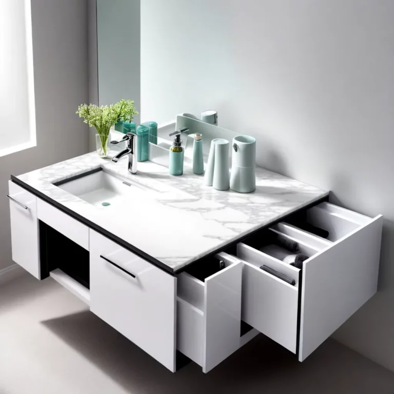 Explore Soluções de Armazenamento Elegantes para Banheiros em 2024!
