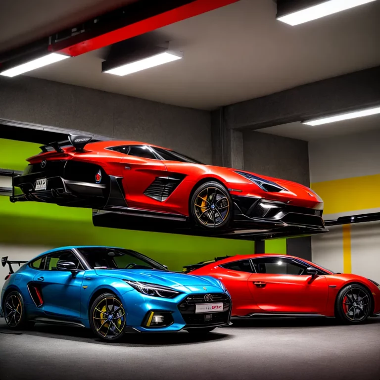 Garagem Estilizada: Cores que Dão Vida ao Espaço Automotivo!