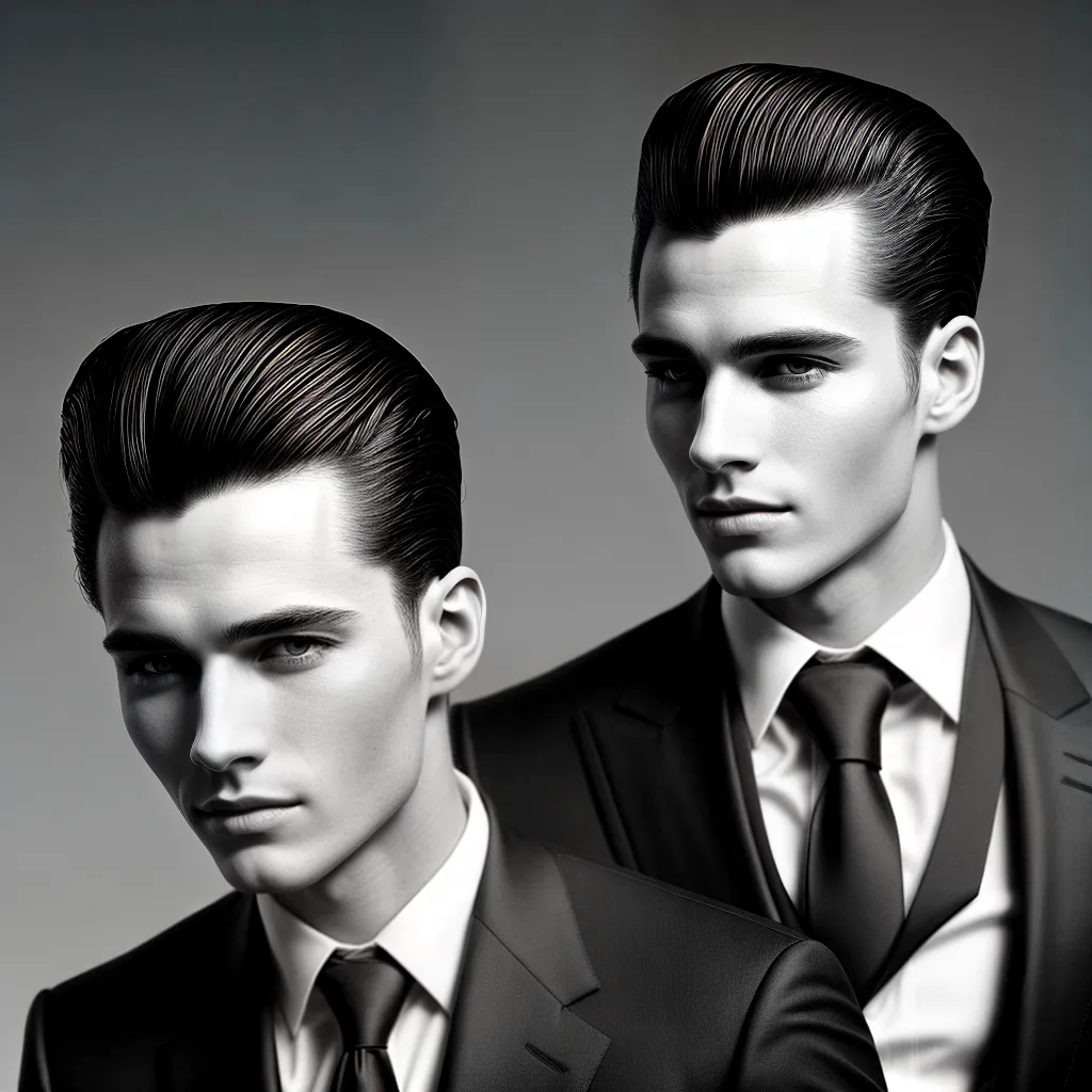 homem estilo retro pompadour fotografia homem estilo retro pompadour fotografia
