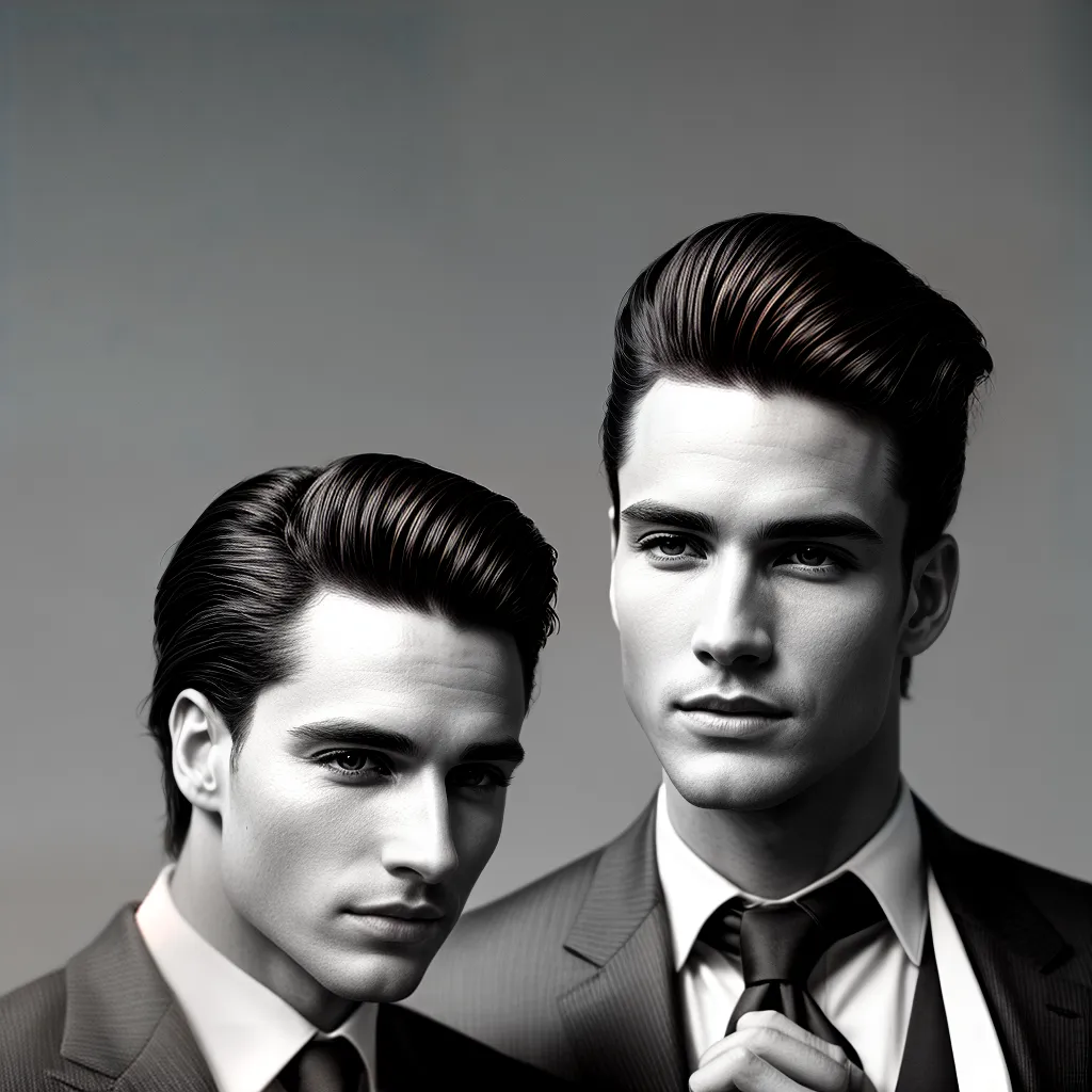 penteado masculino retro 1960