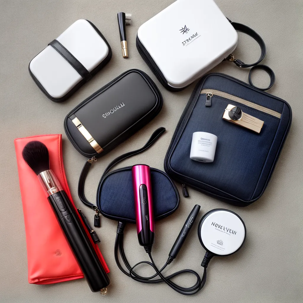kit acessorios cabelo viagem