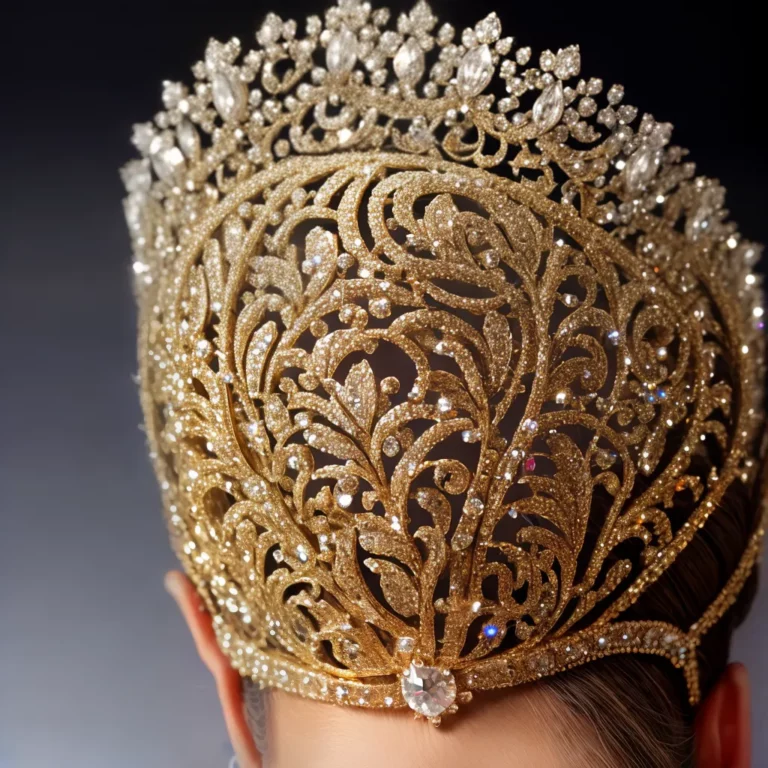 Acessórios para cabelos para usar em competições de beleza.