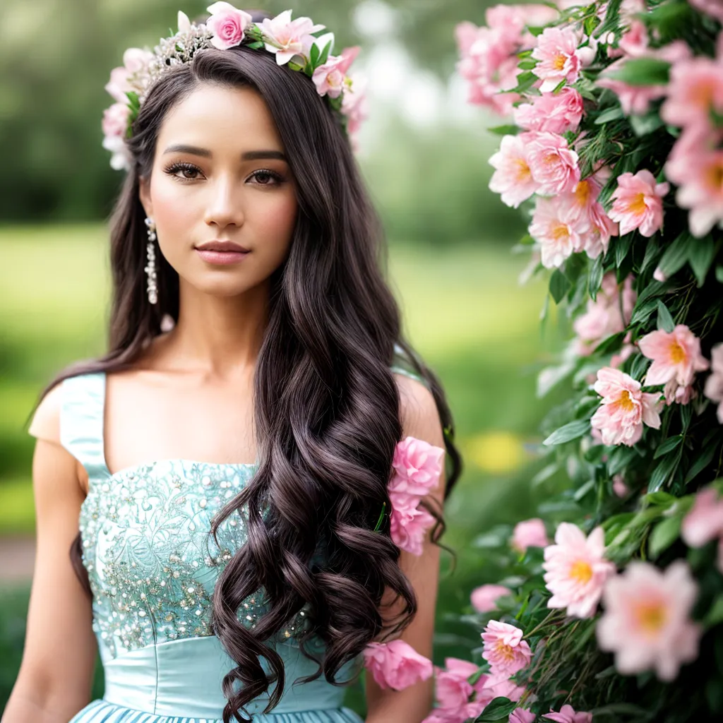 mulher cabelo flor coroa romantico 3 mulher cabelo flor coroa romantico 3