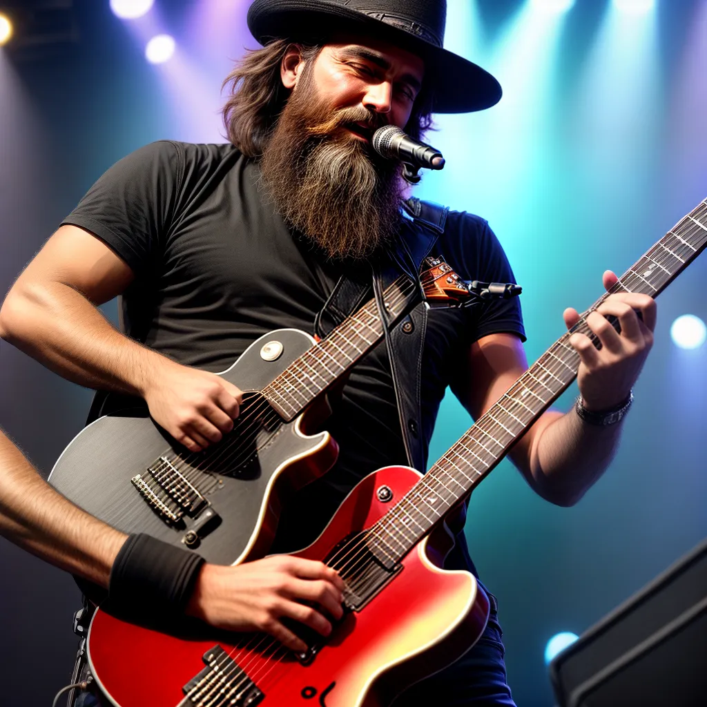 A influência das barbas na música