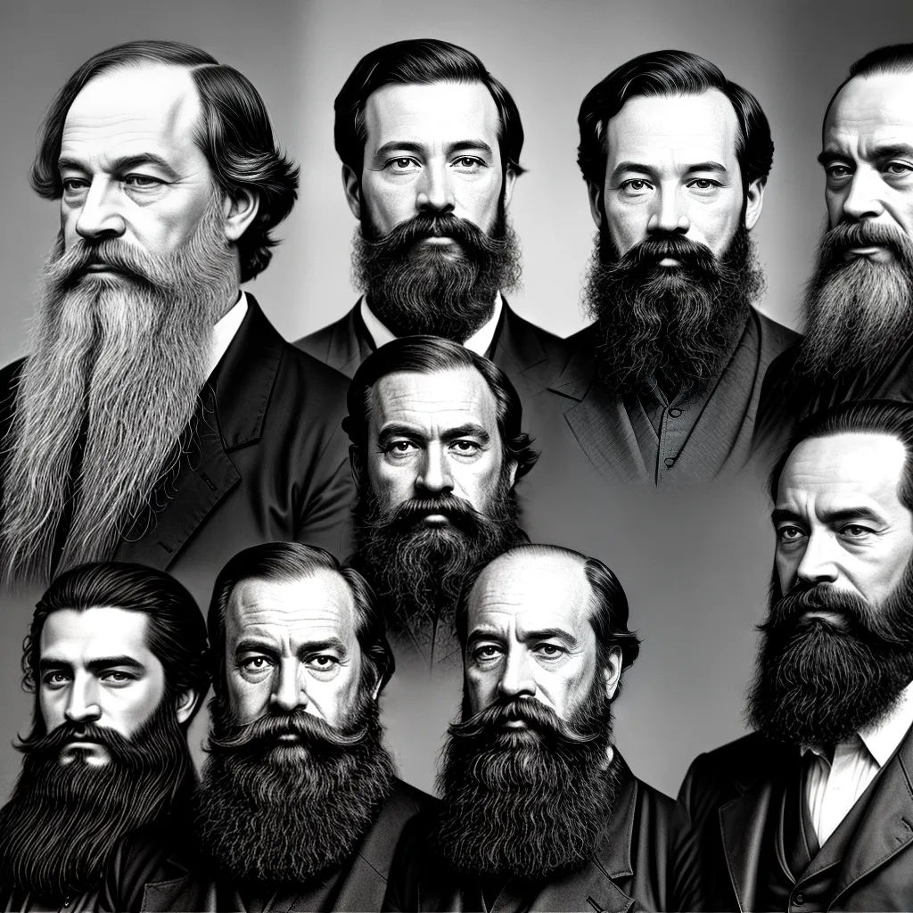 filosofos barbas iconicas socrates marx nietzsche confucio