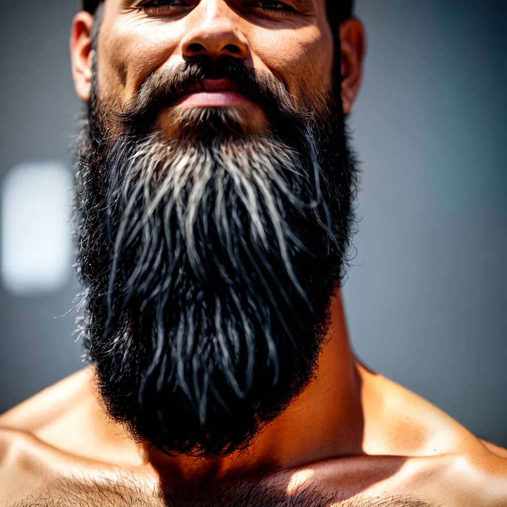 barba colorida homem confiante 1 barba colorida homem confiante 1
