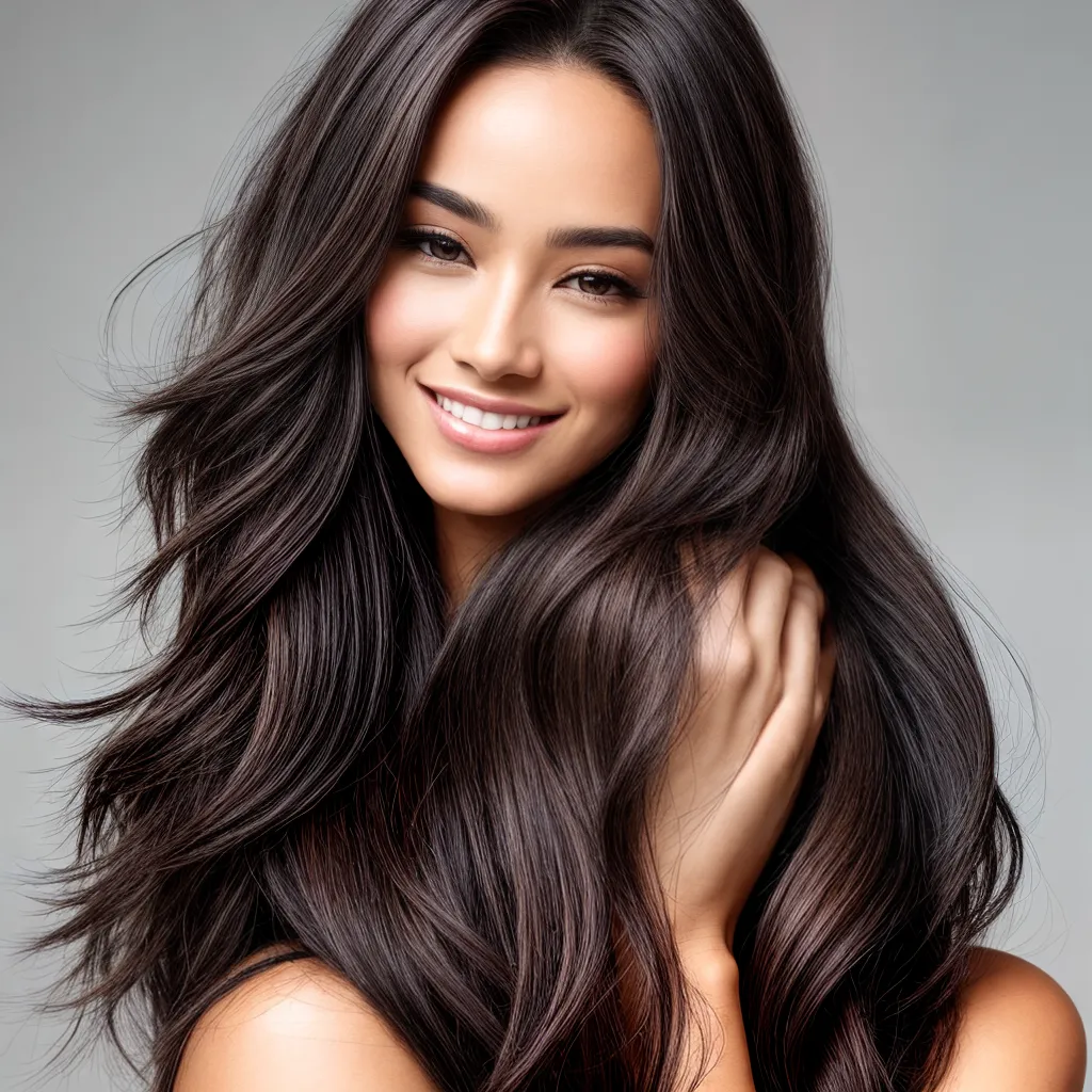 crianca sorriso cabelo brilhante