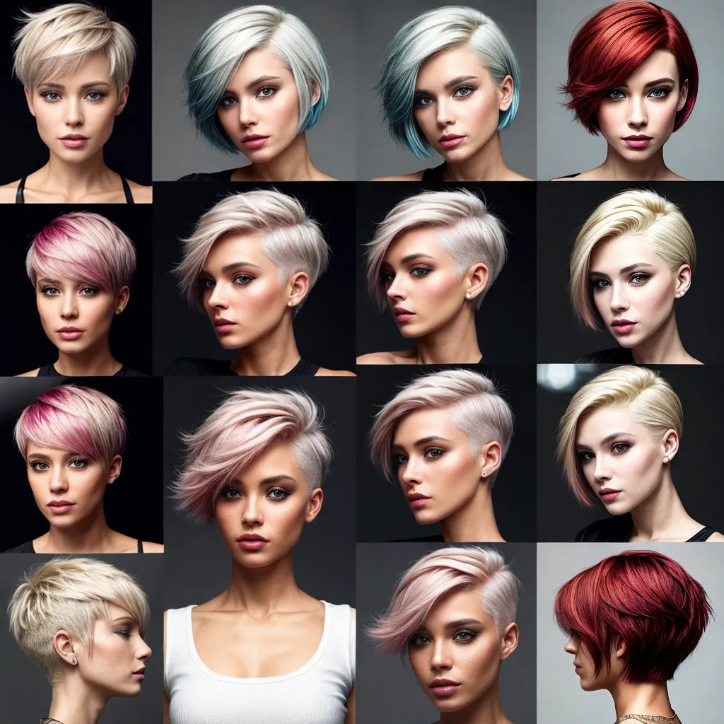 Cores de cabelo para cabelos curtos