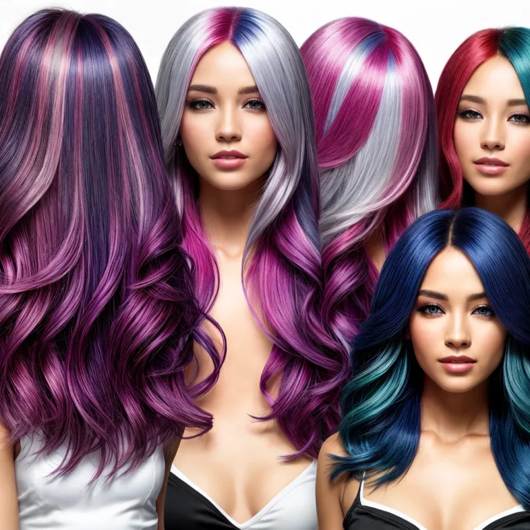 Cores de cabelo para cabelos lisos