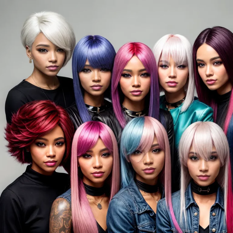 A influência das cores de cabelo na moda