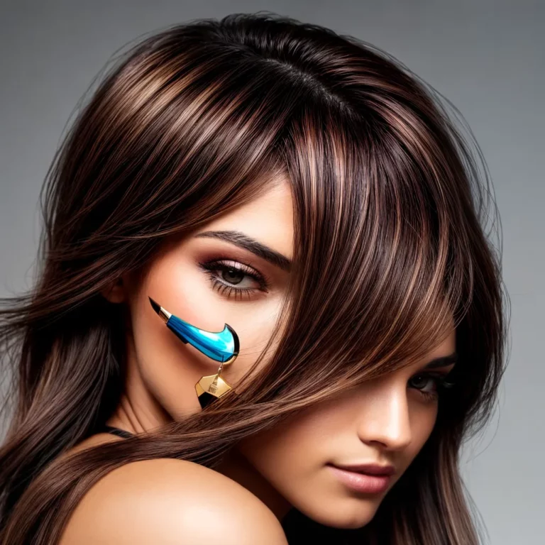 Cores de cabelo que combinam com olhos escuros