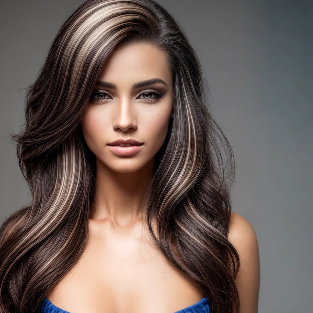 cabelo destaque xadrez estiloso