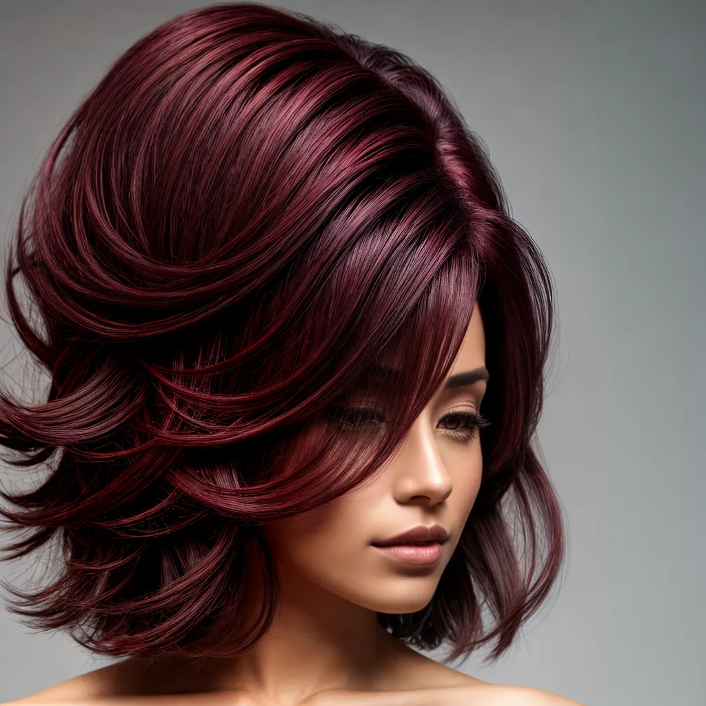 cabelo mulher destaque borgonha 2