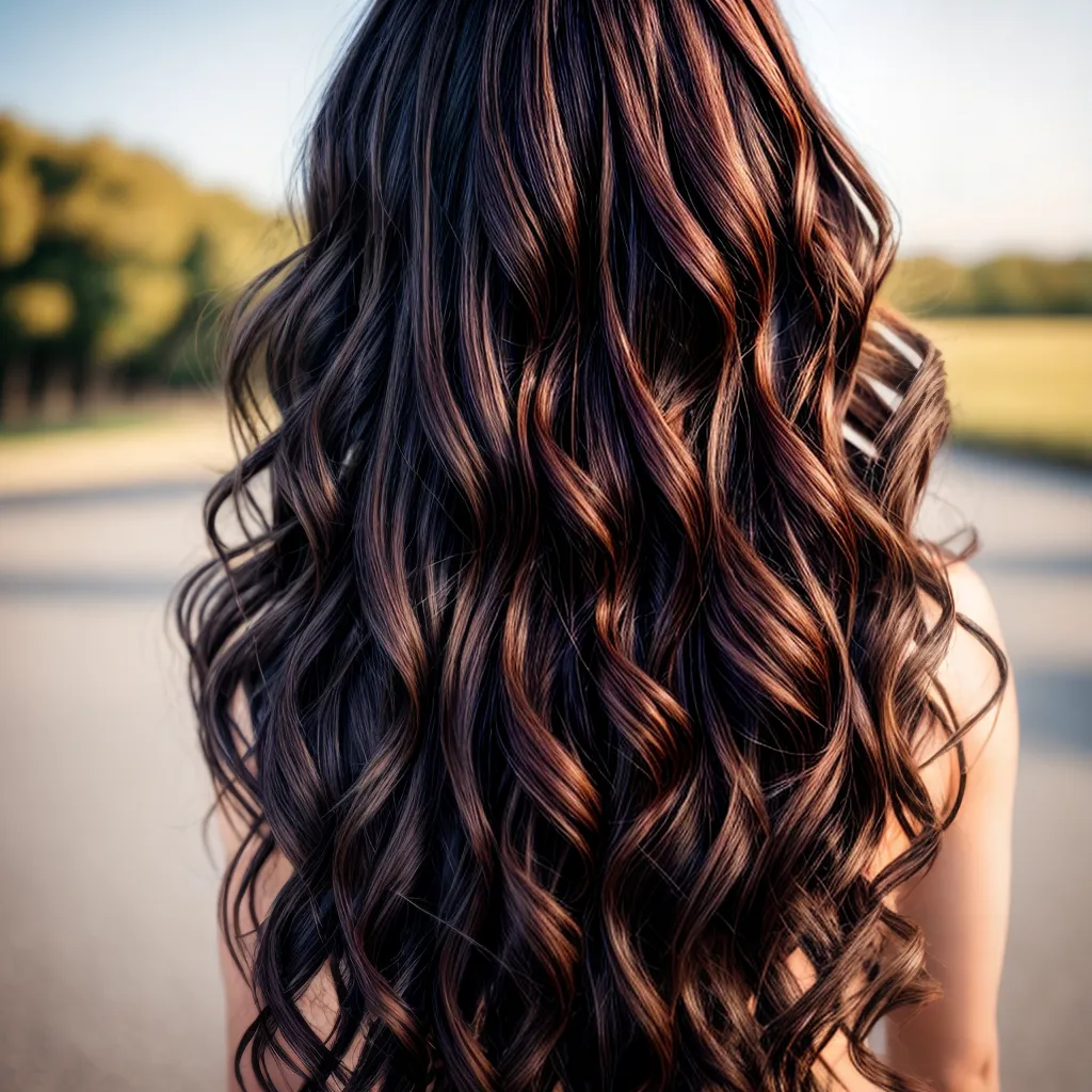 cabelo ondas douradas brilho
