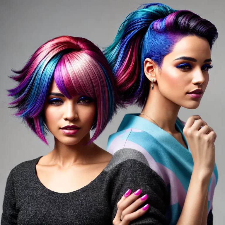 Cortes femininos para quem tem cabelos coloridos