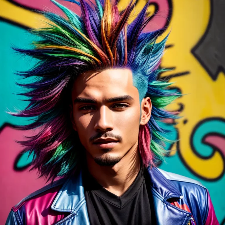 Cabelos coloridos para homens: tendências e dicas