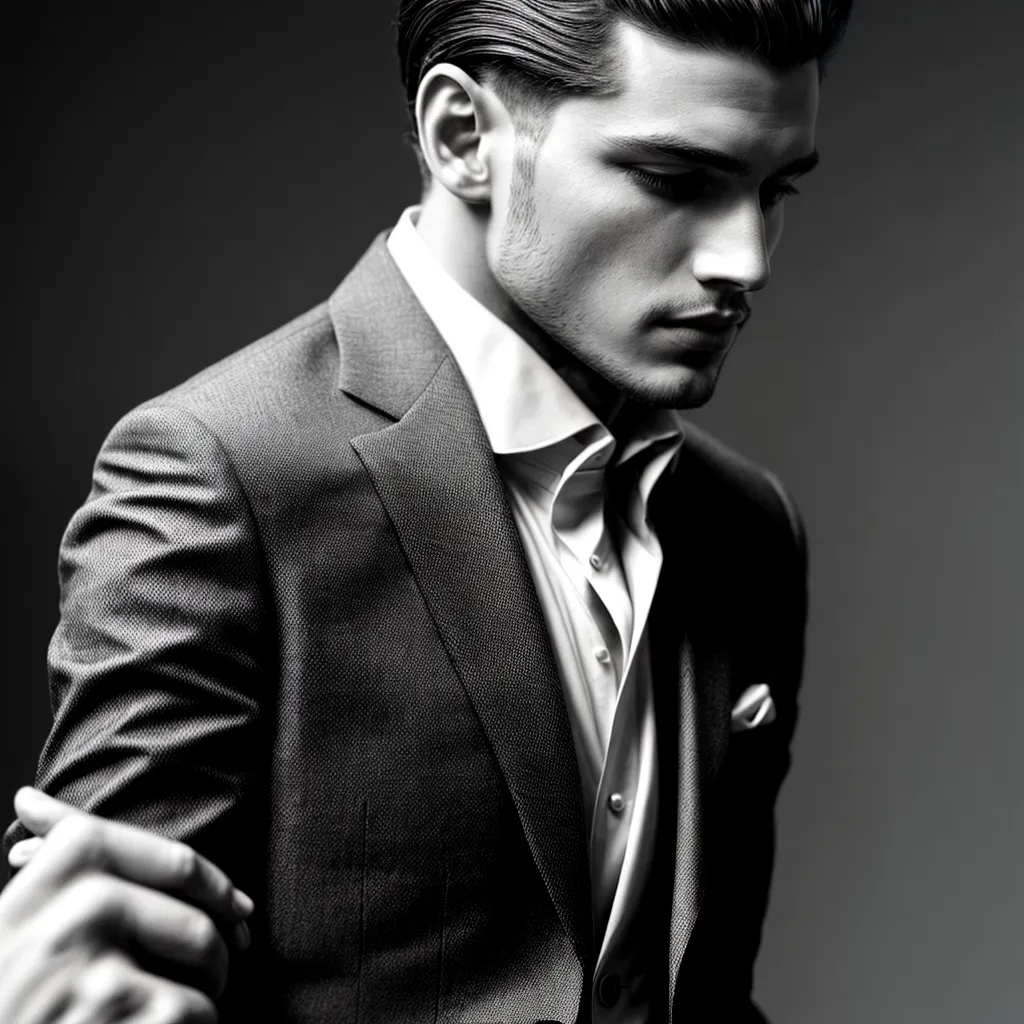 cabelo estilo vintage homem sofisticado cabelo estilo vintage homem sofisticado